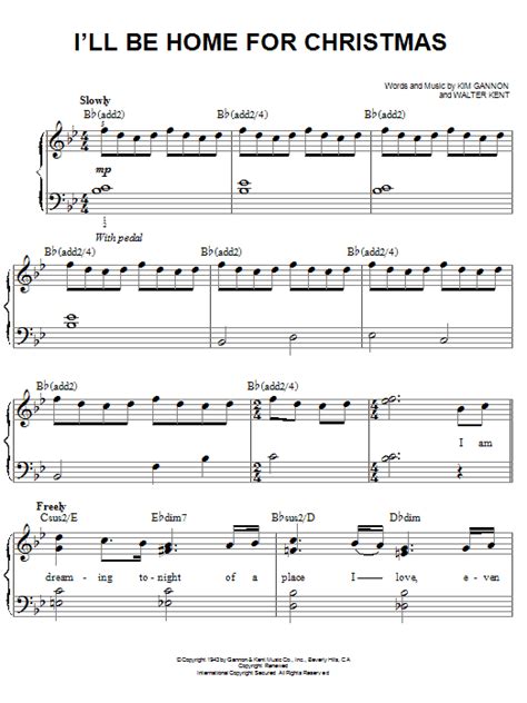 Check spelling or type a new query. I'll Be Home For Christmas sheet music by Josh Groban ...