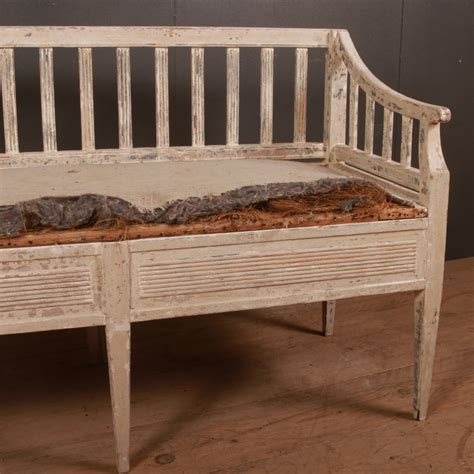 Dry Scraped Swedish Bench Antique Seating