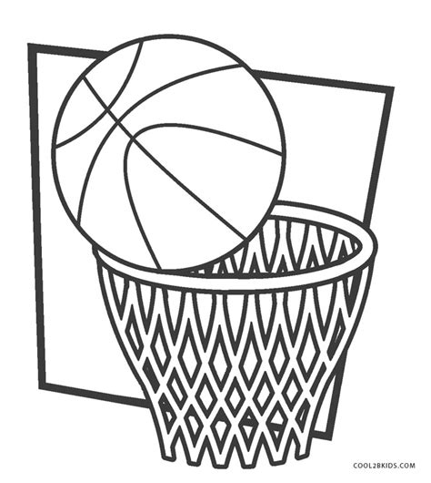Free Printable Basketball Coloring Pages For Kids