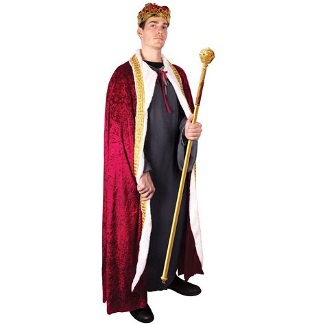 Buy Kangaroo King Costume For Men And Women Kings Red Cape For