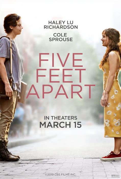 The 2 weeks over which stella grant and can newman, both cf patients at saint grace's hospital, fall crazy amid a physical separation that does not allow them to touch. Cole Sprouse's 'Five Feet Apart' Getting A Sequel 'All ...