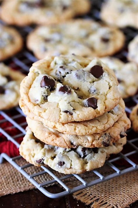 Chocolate Chip Cake Mix Cookies The Kitchen Is My Playground