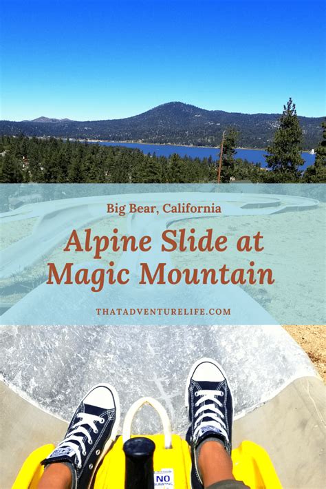 Alpine Slide At Magic Mountain Big Bear Ca That Adventure Life