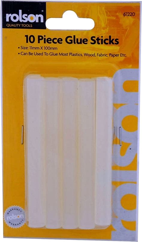 Rolson Pc X Mm Glue Sticks Amazon Co Uk Diy Tools
