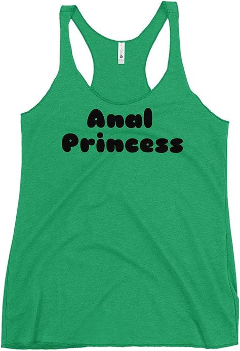 Kinky Cloth Anal Princess Black Tank Top Bdsm Submissive Cam Girl Anal T At Amazon Women’s