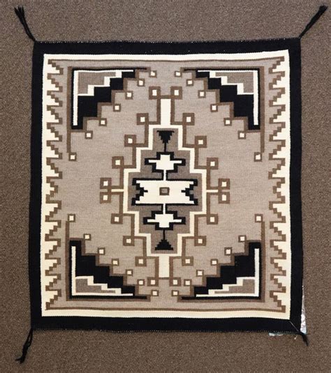 Navajo Weaving Two Grey Hills C007748