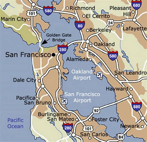 Airport Terminal Map San Francisco Airport Map