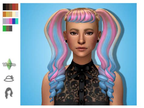 Sims 4 Maxis Match Hair Baby Punk The Sims Book