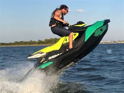 Sea Doo Spark Trixx Jet Ski With Ibr Light And Sporty And Zips On The