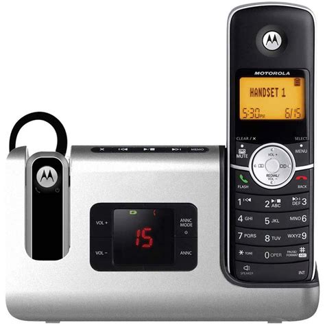 Motorola Dect 60 Cordless Phone System With 1 Handset And