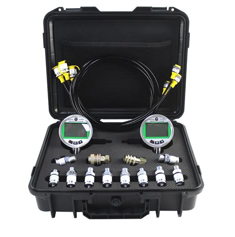 Dpg Digital Hydraulic Pressure Test Kit With 2 Pressure Gauges