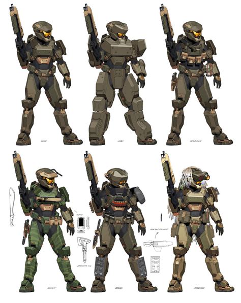 Core Armor Variations Art Halo Infinite Art Gallery Armor Concept