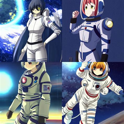 Anime Female Character Concept Astronaut Suit Stable Diffusion Openart