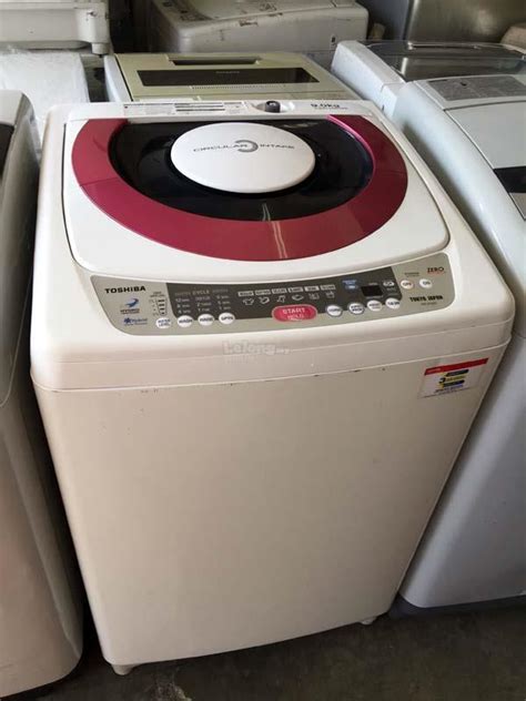 Toshiba top load washing machine installation and total demo. 9kg Mesin Basuh Round Toshiba Washin (end 4/23/2017 2:44 PM)