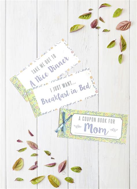 Make Your Own Mothers Day Coupon Book Printable Mother