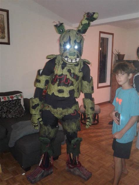 Ive Finished My Springtrap Costume After Almost 2 Months