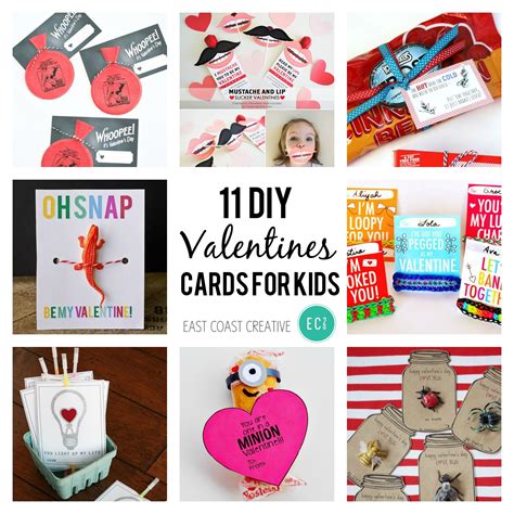 11 Diy Valentines Day Cards For Kids East Coast Creative