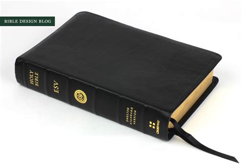 Crossway Single Column Heritage Bible Esv In Black Calfskin — Bible