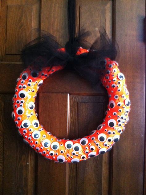Googly Eye Wreath Googly Eye Wreath Wreaths Make Your Own Wreath