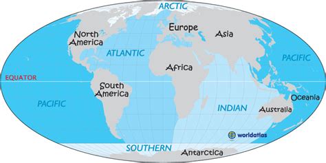 Southern Ocean Location On The World Map Map Of The World