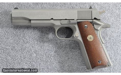 Colt ~ Government Model Matte Stainless ~ 45 Acp