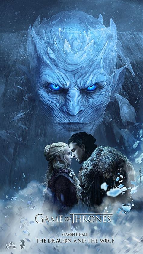 The Poster For Game Of Thrones Shows Two People Kissing In Front Of An
