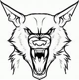 Werewolf Coloring Pages Drawing Wolf Face Werewolves Scary Tattoo Kids Color Drawings Getdrawings Popular Colorings Coloringhome sketch template