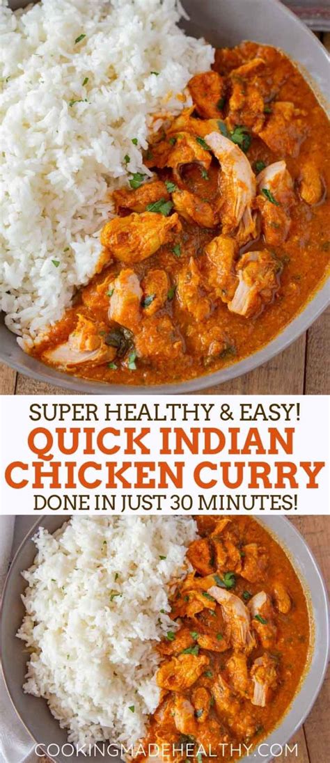 Each recipe will have specific storage instructions and recommendations, but most of these healthy crock pot chicken recipes can be stored in an airtight storage container in the refrigerator for up to 3 days. Indian Chicken Curry - Cooking Made Healthy