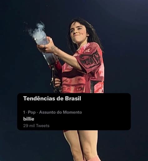 Billie Eilish Brasil on Twitter Billie Eilish está em 1 dos assuntos