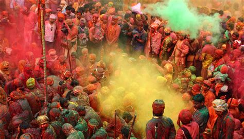 Fest Der Farben Den Frühling Begrüßen Das Indische Holi Festival