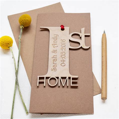 First premier® bank provides individuals, who have less than perfect credit or bad credit, an avenue to obtain credit. personalised first home card by hickory dickory designs | notonthehighstreet.com