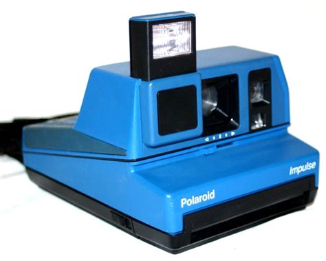 Rare Blue Polaroid Impulse 600 Camera 1980s