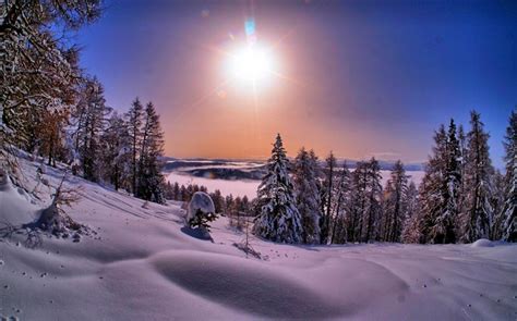 Most Beautiful Winter Landscape Hd Wallpaper 15 View