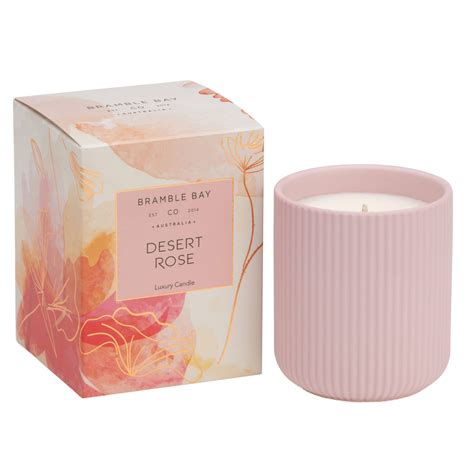 Native Desert Rose Candle G Bramble Bay Co Bramble Bay Candle Co