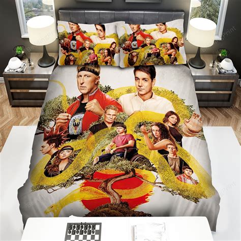 Cobra Kai Movie Poster Art Bed Sheets Spread Duvet Cover Bedding Sets