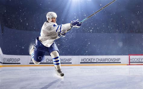 Fonds Decran 3840x2400 Hockey Homme Uniforme Rayons De Lumière