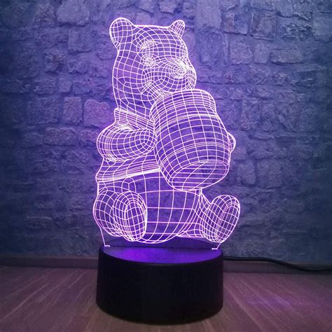 Winnie the Pooh Illusion LED Lamp, 3D Light Experience - Walmart.com