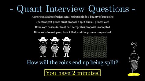 Treasure Division Under Pirate Democracy Game Theory Quant Interview