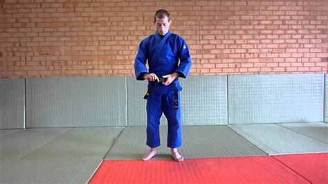 Judo Basics How To Tie Your Judo Belt Youtube