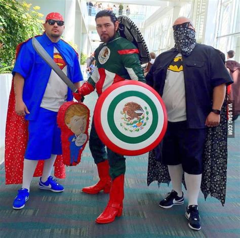 Mexican Superheroes Super Cholo Captain Mexico And Vato Man 9gag