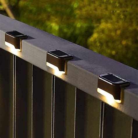 Solpex Solar Deck Lights Outdoor 16 Pack Waterproof Solar Step Lights