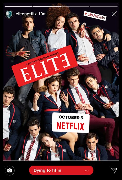 ¿netflix, filmin, itunes, crackle, google play tiene élite temporada 4? Poster oficial de ÉLITE (Temporada 1) ~ JPosters