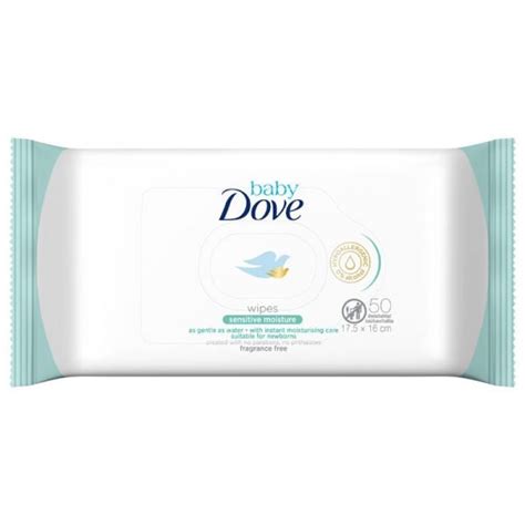 Dove Baby Wipes Sensitive Moisture 50 Sheets Online Household