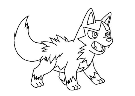 Pokemon Poochyena Coloring Pages At Getdrawings Free Download