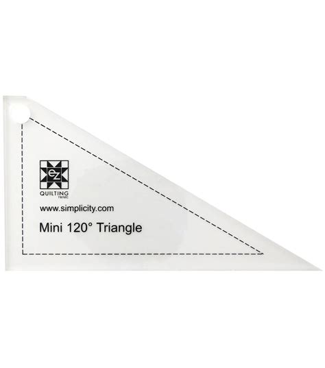 Ez Quilting Mini 120° Triangle Jelly Roll Ruler Joann