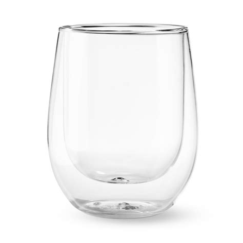 double wall stemless wine glasses williams sonoma