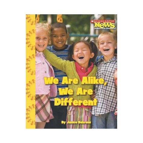 Scholastic News We Are Alike We Are Different Libreria Mindbuilder