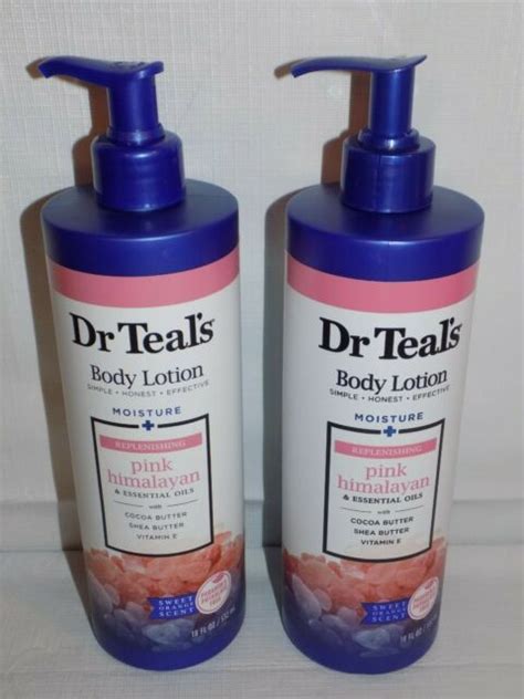 Dr Teals Replenishing Pink Himalayan Sweet Orange Scent Body Lotion 18