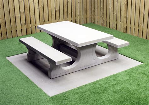 Precast Concrete Picnic Tables — Madison Art Center Design