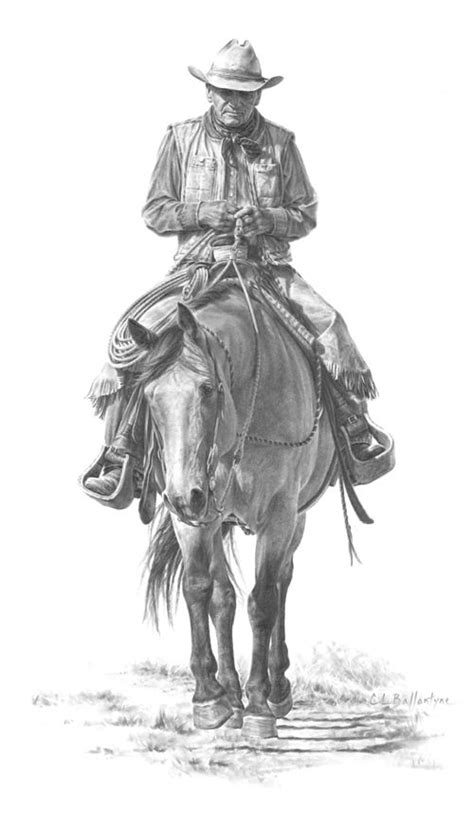 Carrie L Ballantyne The Cowboy Way Cowboy Art Horse Art Art